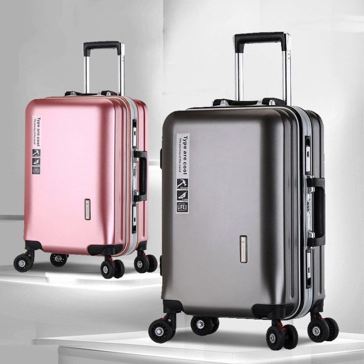 Aluminum Metal Waterproof Suitcase Luggage With USB Rechargeable
