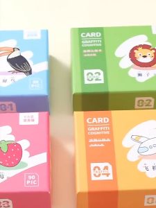 Magic Doodle Flash Cards Early Educational English Words Alphabets Fruits Chinese Character Numbers