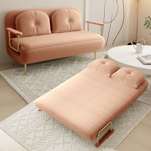 Bean Bag Sofa Foldable Dual-Use Single Double Small Apartment Telescopic Bed Balcony Multifunctional Sofa Bed Internet Celebrity