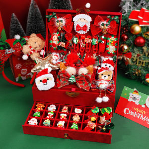 Kids Christmas New Arrival Beaded Gift Box New Year Gift Creative Kids Gift Handmade Bracelet Necklace Gift Jewelry Box