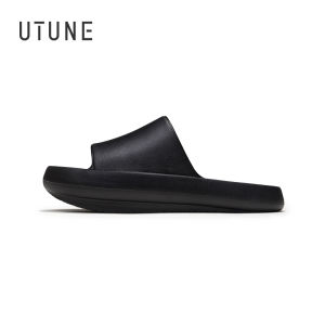 UTUNE-Stable Fitness Slimming Shoes for Men Family Leg Weight Loss Shoes Sports Thick Sole Slippers Black 15cm Health Shoes