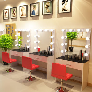 Studio Nordic Simple Studio Dresser Led Special Professional Beauty Salon Makeup Artist Dressing Table Small