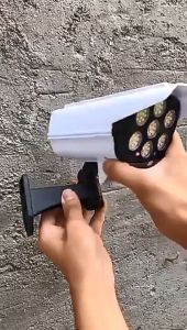 Đèn Năng Lượng Mặt Trời Giả Camera Chống Trộm Đèn Led Sân Vườn Solar Light Đèn Cảm Biến Chuyển Động