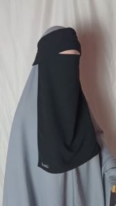 Niqab Poni Cadar Niqob Bandana Poni Bahan Ceruty Baby Doll Premium Bisa COD