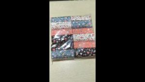 【Ready Stock/COD】Retro Embroidered Makeup Storage Jewelry Holder Lipstick Case