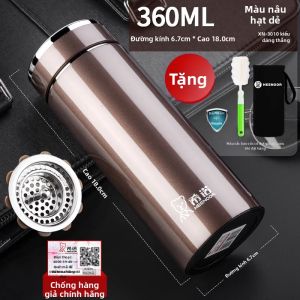 HEENOOR | Cốc Pha Trà Dung Lượng Lớn Cách Nhiệt Cho Du Lịch Công Việc