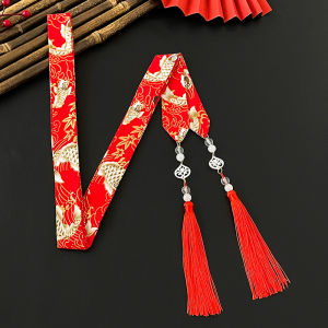 Elegant Ancient Chinese Style Womens Hairband with Tassel Decorations Matched with Hanfu And Ma Face Skirt Hair Accessories