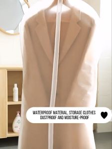 PEVA Transparent Clothes Protector Clothing Cover Dress Storage Bag cover Clothes Dust Cover