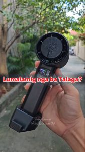 Jiditech Handheld Fan Cooling Fan Mini Fan 100 Wind Speed Rechargeable 4800mAh Battery Fan