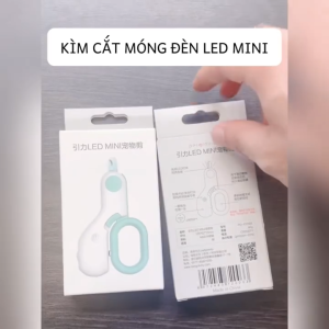 Kìm cắt móng thú cưng có đèn LED chiếu tủy Petgravity Kích thước nhỏ Sắc bén Thiết kế công thái học An toàn Bền bỉ