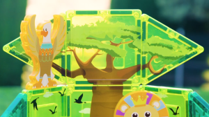 (ของแท้ USA) ชุดตัวต่อแม่เหล็ก 45 ชิ้น รถ Picasso Magnetic Tile KD0129 GM Kids เลโก้ บล๊อกต่อ