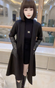 เรียบหรู เสื้อกันลมสไตล์มินิมอล เสื้อโค้ท บล็อกสีบริสุทธิ์ สลิมฟิต แขนยาว ความยาวปานกลาง ผู้หญิง ฤดูใบไม้ร่วง ฤดูหนาว เสื้อแจ๊กเก็ตแฟชั่น