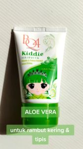 Kiddie Hairvita BQ4 HIJAU Pelicin & Vitamin Rambut Anak Tanpa Dibilas 50ML - Ekstrak Lidah Buaya