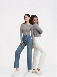 HIPPIE MISS | Hippie Style Straight Jeans
