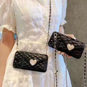 Card Case For iphone 15 pro max 16 Pro Max With Diagonal Strap lanyard Iphone 14 pro max Cards slot Cases iphone 13 pro max leather case iPhone 15 16 Plus 14 promax X XR XS MAX Cover With Card Holder iPhone 11 12 Pro Max Casing With CrossBody Rope