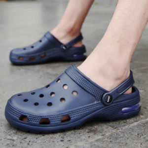 Large Size Mens Summer Outdoor Sports Sandals 46 Beach Shoes 47 Shock Absorption Anti-slip Toe Cover Slippers Breathable