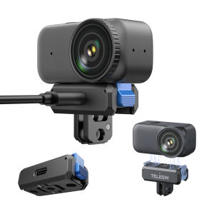TELESIN For DJI OSMO Nano Magnetic Qucik Release Two Claw Charging Adapter Mount Dual Claw Interface Action camera accessories