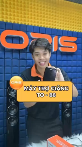 [CHÍNH HÃNG]Máy Trợ Giảng Không Dây Oris TO 88 Công Suất 10W - Thời Gian Sử Dụng Đến 10H - Micro Cài Áo