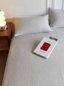 New 2025 Three-Piece Set Ice Silk Bedding Air Conditioned Washable Cool Bean Bean Mat Summer Bed Cover Soft Mat Foldable Design