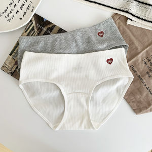 Korean Style Pure Cotton Womens Underwear New 2025 Extended Crotch 10A Gardner Antibacterial Bottom Triangle Panties