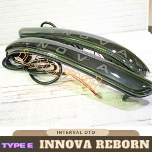 Lampu Reflektor Bumper Belakang Mobil Innova Reborn 2016-2022 Type E Smoke