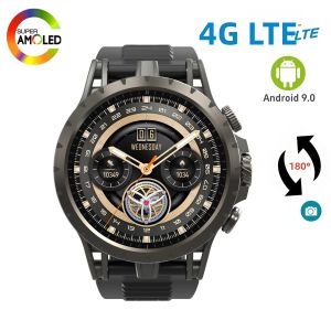 Đồng Hồ Thông Minh 4G Android 9.0 Màn Hình AMOLED Camera Xoay GPS Wifi Bộ Nhớ 128GB Q85 Dành Cho Người Lớn Hỗ Trợ Gọi 4G/5G Theo Dõi Sức Khỏe