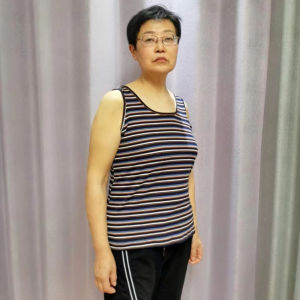 plus Size Womens Modal Ribbed Cotton Wide Shoulder Strap Sleeveless T-Shirt Color Stripe Vest Comfortable Breathable Summer Top