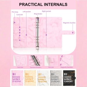 100 Envelope Challenge: Loose-leaf Budget Saving Book