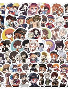 50-Piece Dazai Osamu Anime Stickers Cute Q-Version Cartoon Water Cup Diary Book Mobile Phone Case Luggage Tablet Waterproof Graffiti Stickers