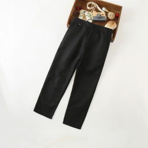 Black Performance Childrens Trousers with Elastic Waist