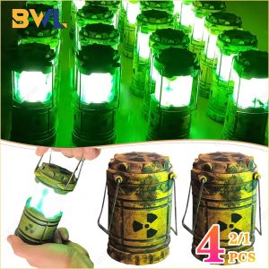 Mini Nuclear Reactor Night Light Novelty Glowing Lantern Halloween Gift Quirky Bedroom Decor Creative Lamp for Couple Party Prop