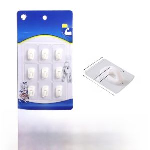 Mini Red Hook Strong No Trace Decorative Adhesive Hook Festive Spring Festival Decoration Hook Multi Purpose Small Adhesive Hook