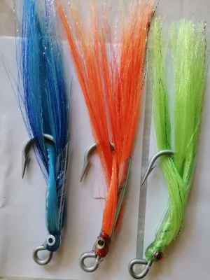 3 PCS #14 /#15 F ly fishing Baits for Mackerel Tuna or Tulingan Philippine Style Baits Fly Fishing.