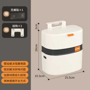 2024 New Arrival Toilet Bin For Home Gap Wall Hanging Punch-Free Toilet Pail Wall Mounted Bathroom Toilet Paper Barrel