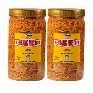 KENTANG MUSTOFA Kentang Mustofa Pedas Manis 1000ml Paket 2 Toples Renyah dari kentang berkualitas
