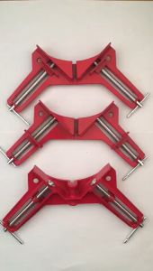 BABEDUO READY STOCK !!4pcs New Multifunction 90 degree Right Angle Clip Picture Frame Corner Clamp 100MM Mitre Clamps Corner Holder Woodworking tool