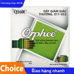 IRIN | Orphee Q160C Màu Đồng Vết Thương Dây Đàn Guitar Acoustic Lục Giác Lõi Thép Hút Chân Không Đóng Gói Phụ Kiện Đàn Guitar Dân Gian
