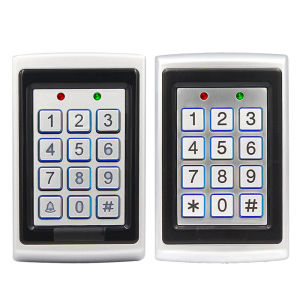 RFID Metal Access Control Keypad Waterproof Rainproof Cover Outdoor Door Opener Electronic Lock System K7612 K7612N