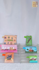 Papua Dompet Landmark Souvenir Oleh Oleh Mini Wallet Negara Dompet Panjang Pouch Mouse Pad