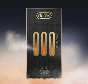 Hot Spring Polyurethane 001 Durex Condoms Warming Feeling Non Latex Invisible Ultra Thin 55mm Transparent Condoms for Men