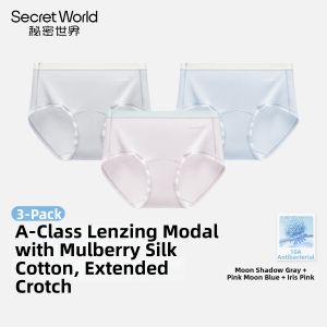 Secret World | Antibacterial Comfortable Womens Briefs