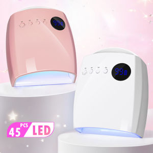 DianaBeauty UV LED Nail Lamp Rechargeable Cordless Nail Dryer with 4 Timing Modes UV Light for Manicure with 7500mAh Battery