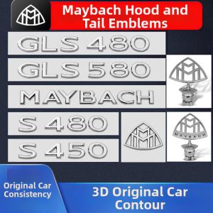 CANJING | Car Emblem For Maybach S450 S480 GLS480 S-Class E-Class Modification