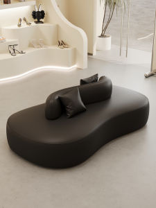Modern Minimalist Double-Sided Designer Sofa for Beauty Salons Shoe Stores Compact Spaces Living Room Visitors Area Reception