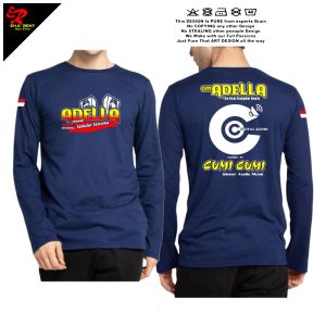 kaos Adella cumi cumi Terbaru Lengan Panjang