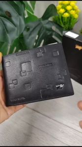 Dompet Branded Uang Kertas Pria Import Motif Keren Card Holder Cowok Kulit Asli Elegant Mens Wallet