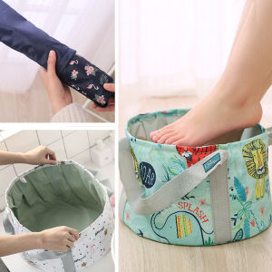 Foldable Portable Travel Foot Bath Tub Large Capacity Outdoor Camping Hiking Water Basin Leg Wash Bag Foot Soak Bucket