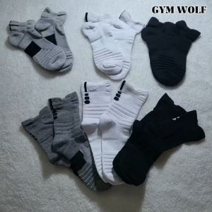 Vớ Tất cotton nam loại dày phù hợp chạy bộ bóng đá bóng rổ