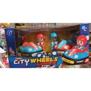 Cruzer city wheels rc bumper car pack 2 mainan remote control