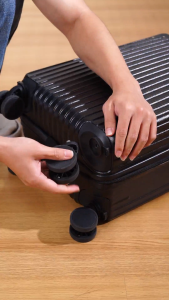 JetSetGo กระเป๋าเดินทาง ล้อถอดออกได้ 20/22นิ้ว กระเป๋าลาก น้ำหนัก เบา กระเป๋าเดินทางล้อลาก Removable wheels